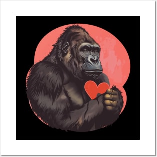 Gorilla Love Design Posters and Art